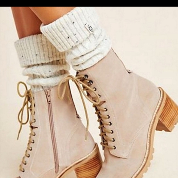 NWT UGG Cable Knit Boot Socks - Picture 6 of 10